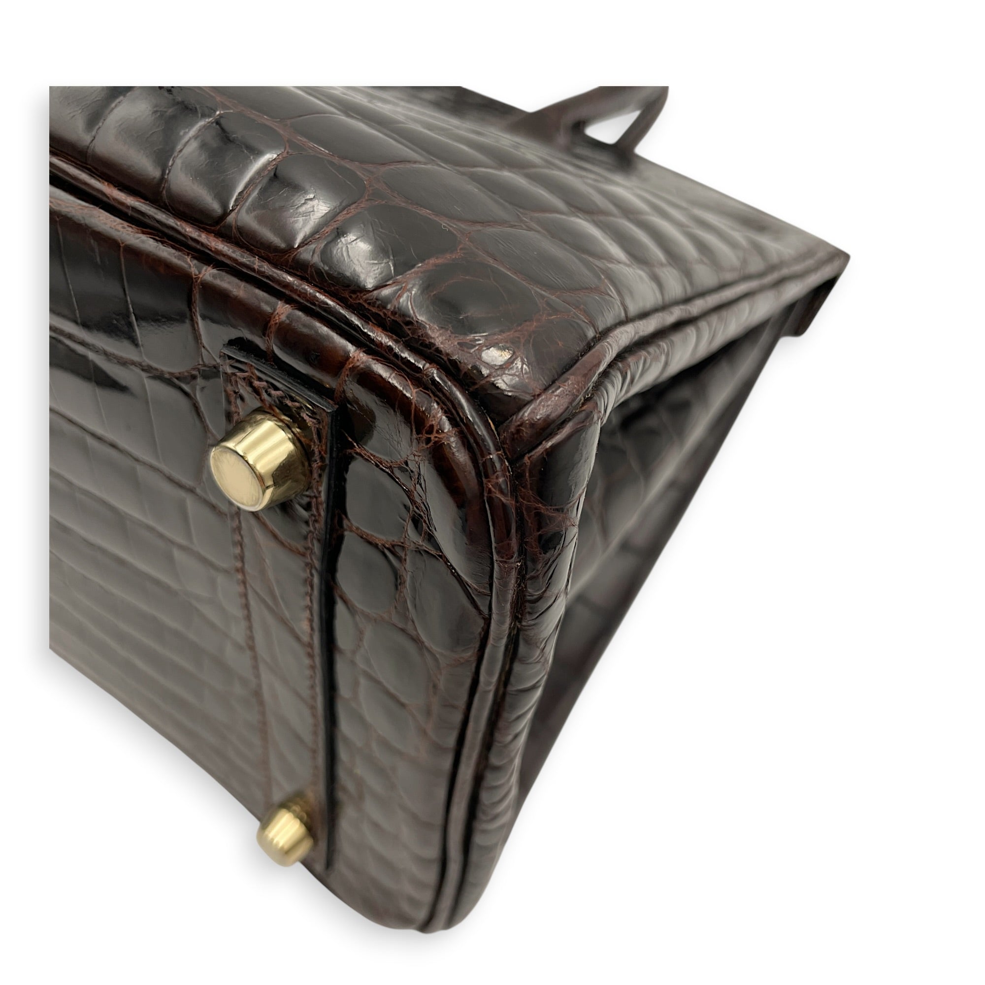 Birkin 30 Ebene in Shiny Niloticus Gold hardware CL2605-21298 8