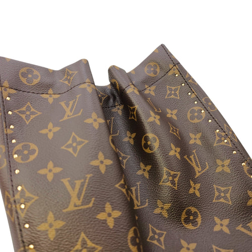 Noe Trunk PM Brown Shoulder Bag in Monogram Coated Canvas Gold hardware CL2605-21302 11