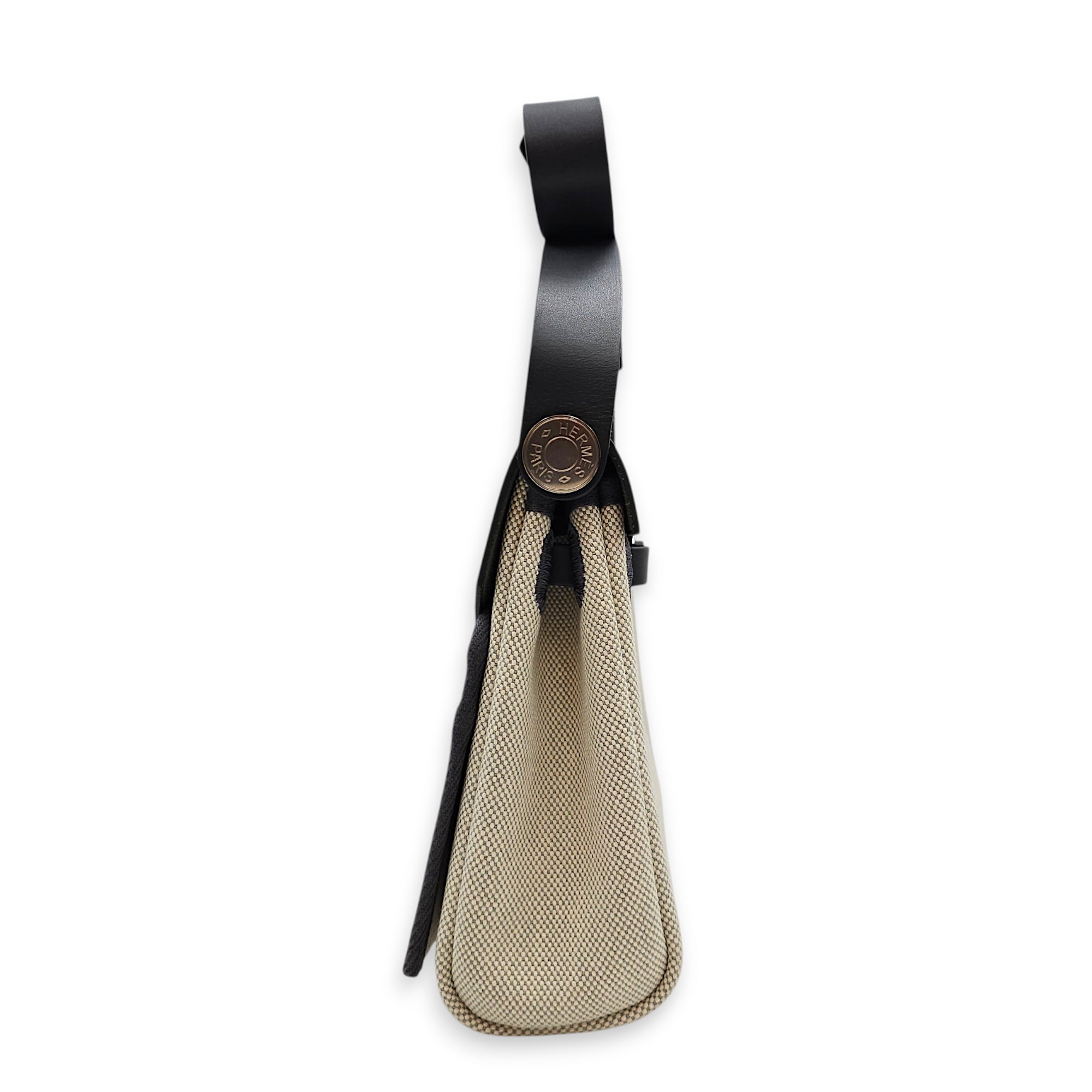 Herbag 20 Ardoise/Ecru-blue glacier in Vache hunter/toile Palladium hardware