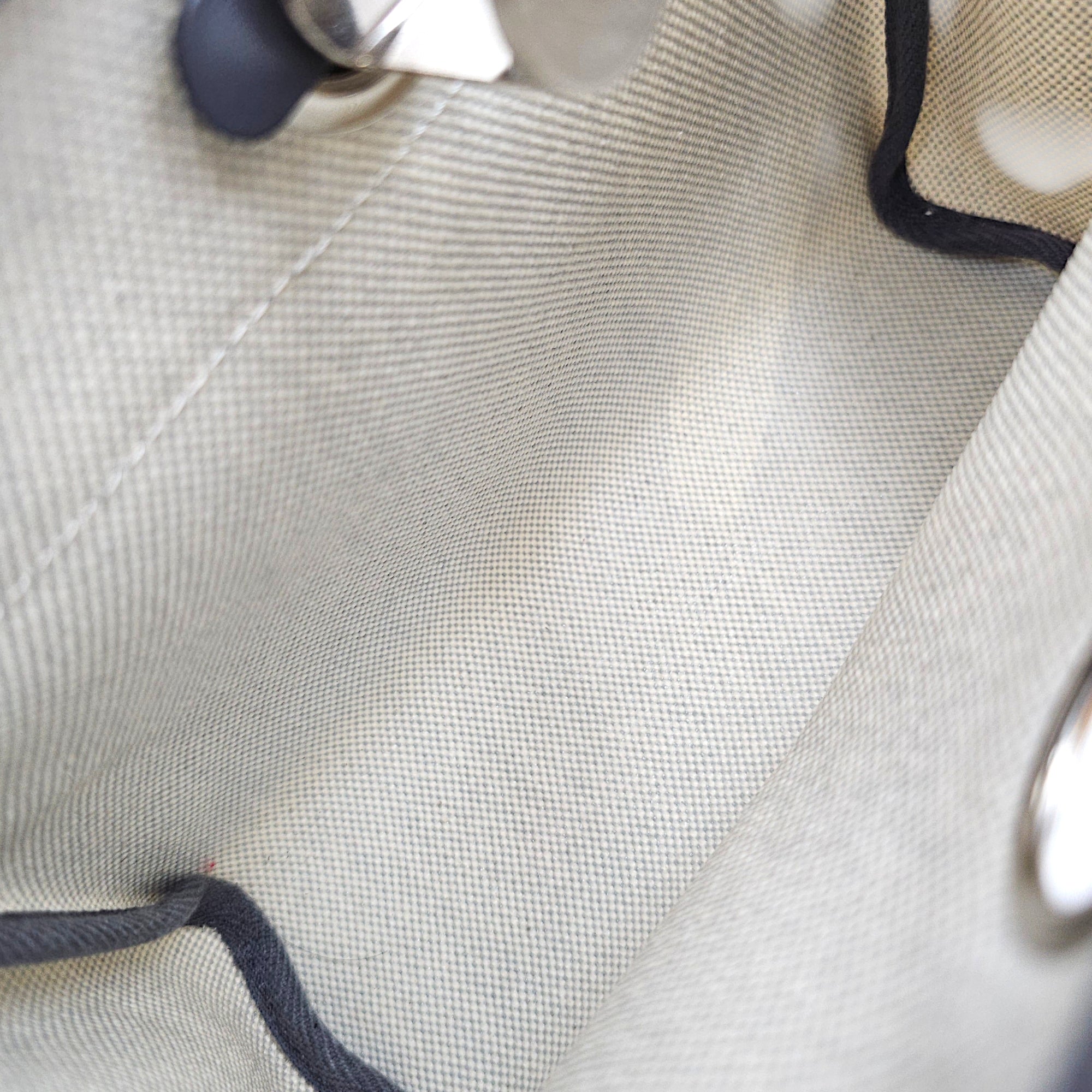 Herbag 20 Ardoise/Ecru-blue glacier in Vache hunter/toile Palladium hardware