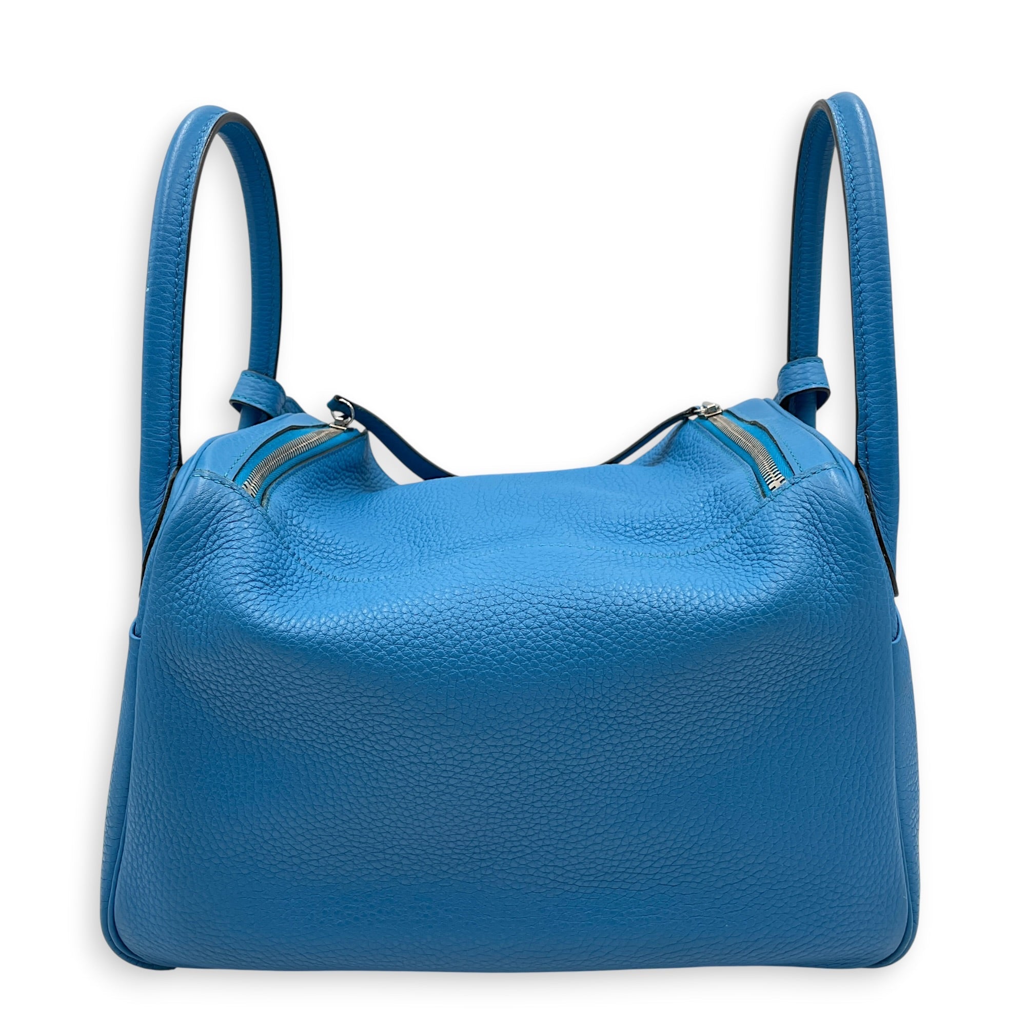 Verso Lindy 30 Blue Zanzibar/Malachite in Clemence Palladium hardware CL2605-21307 2