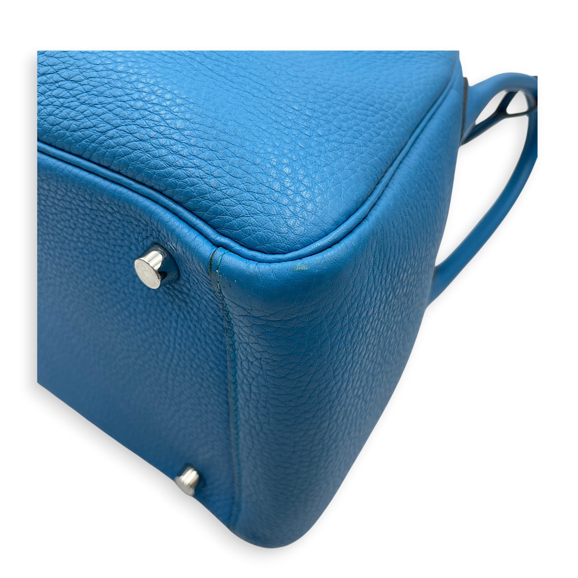 Verso Lindy 30 Blue Zanzibar/Malachite in Clemence Palladium hardware