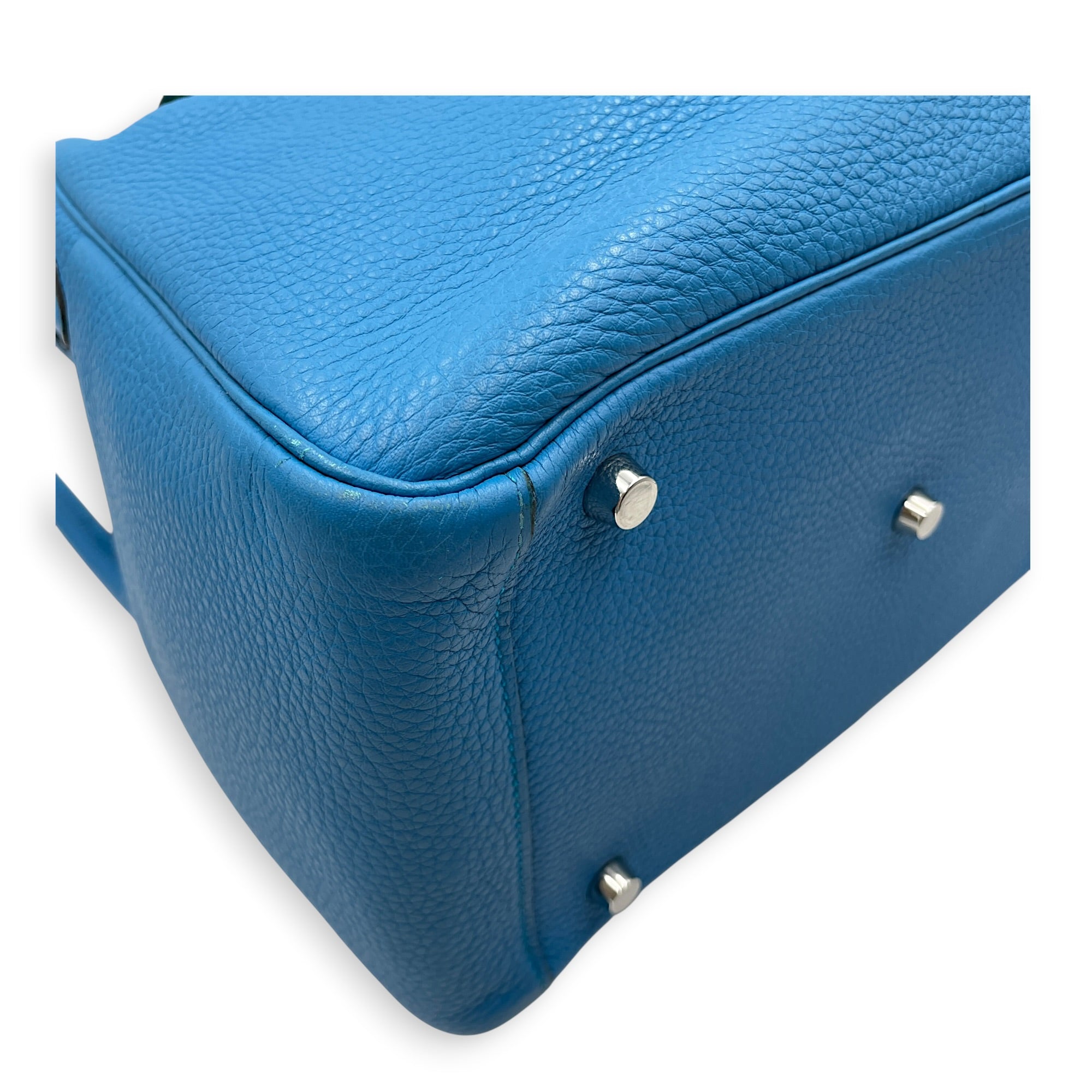 Verso Lindy 30 Blue Zanzibar/Malachite in Clemence Palladium hardware CL2605-21307 6