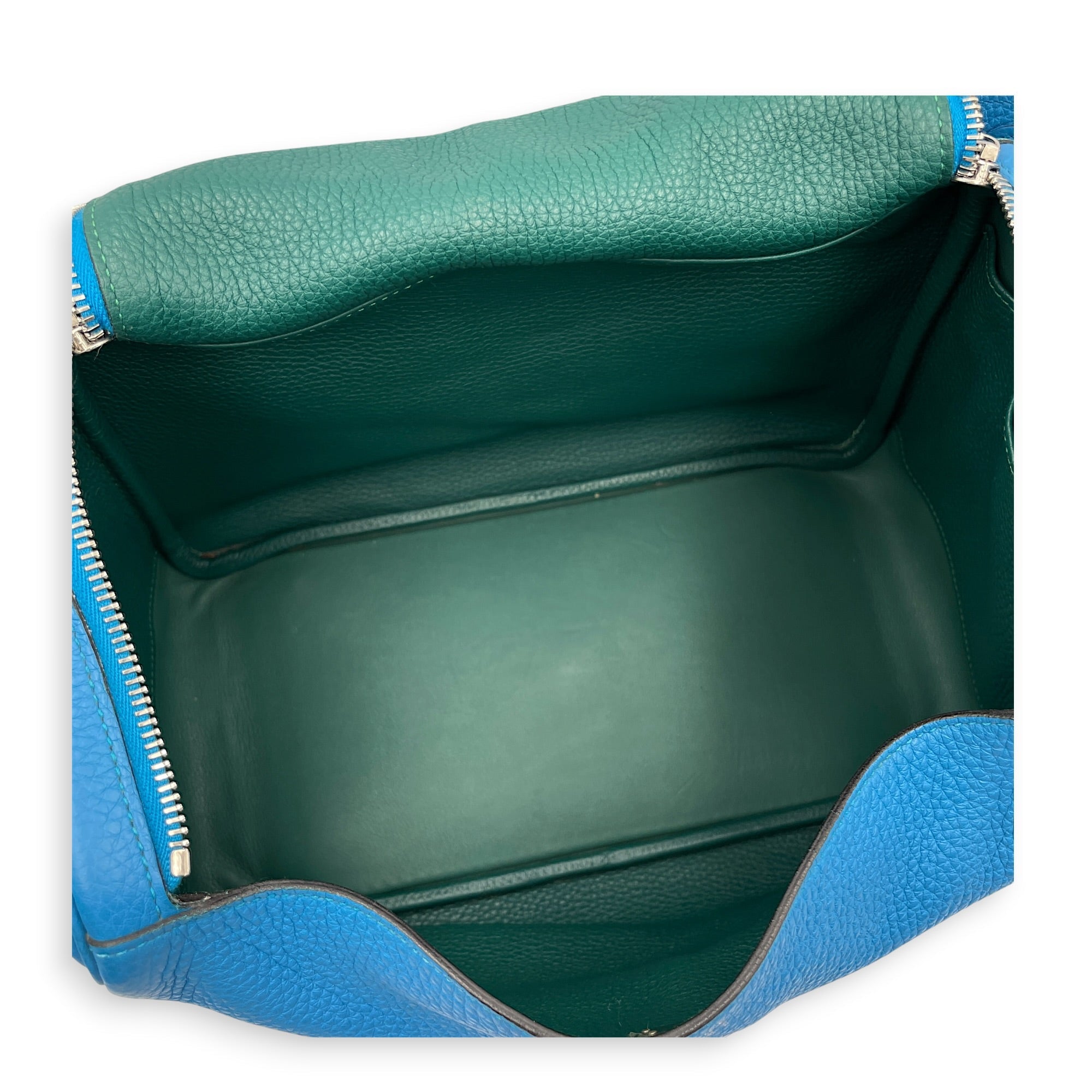 Verso Lindy 30 Blue Zanzibar/Malachite in Clemence Palladium hardware CL2605-21307 7