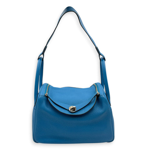 Verso Lindy 30 Blue Zanzibar/Malachite in Clemence Palladium hardware