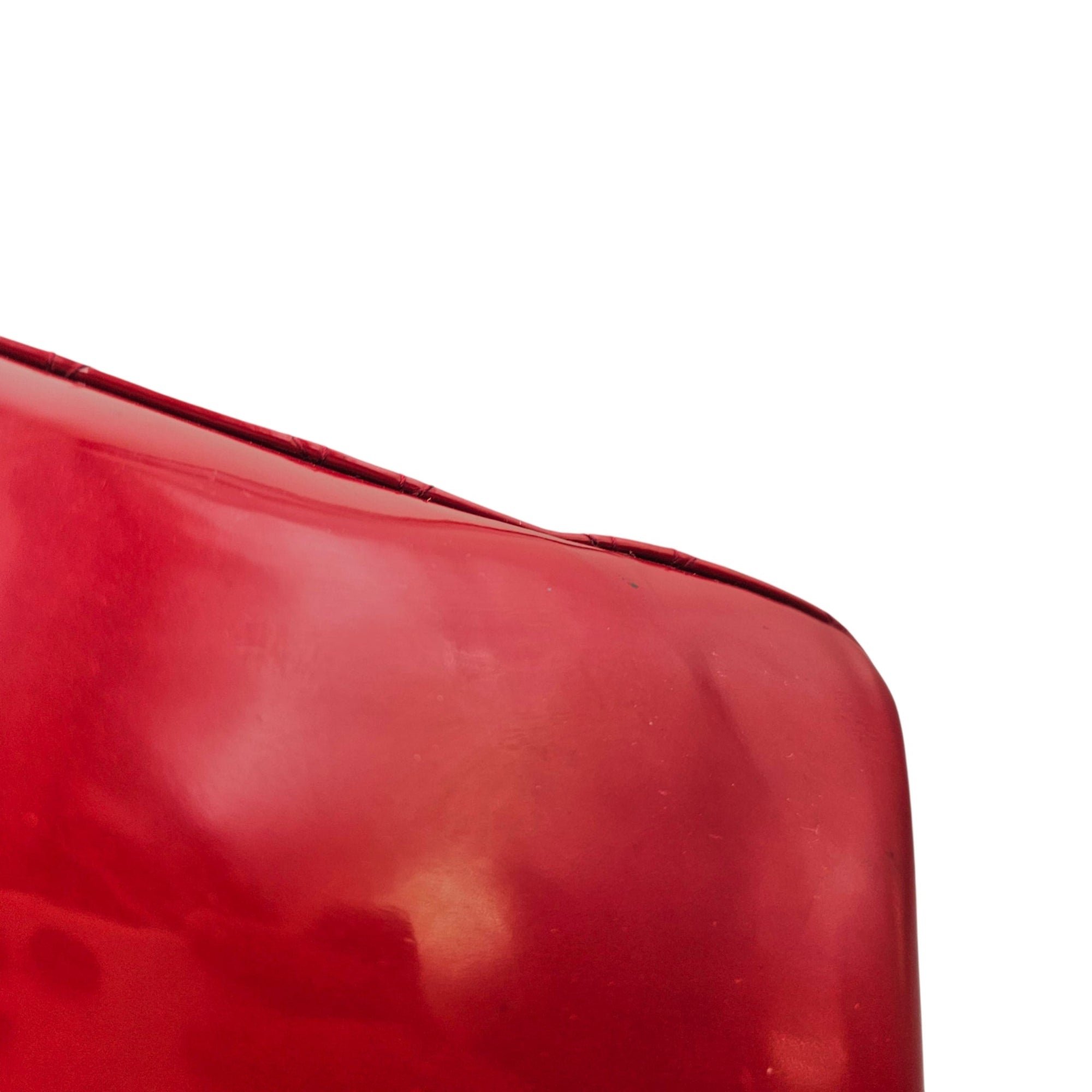 Lady Dior Large Red Top Handle Bag in Patent Leather Silver hardware CL2605-21309 19