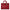 Lady Dior Large Red Top Handle Bag in Patent Leather Silver hardware