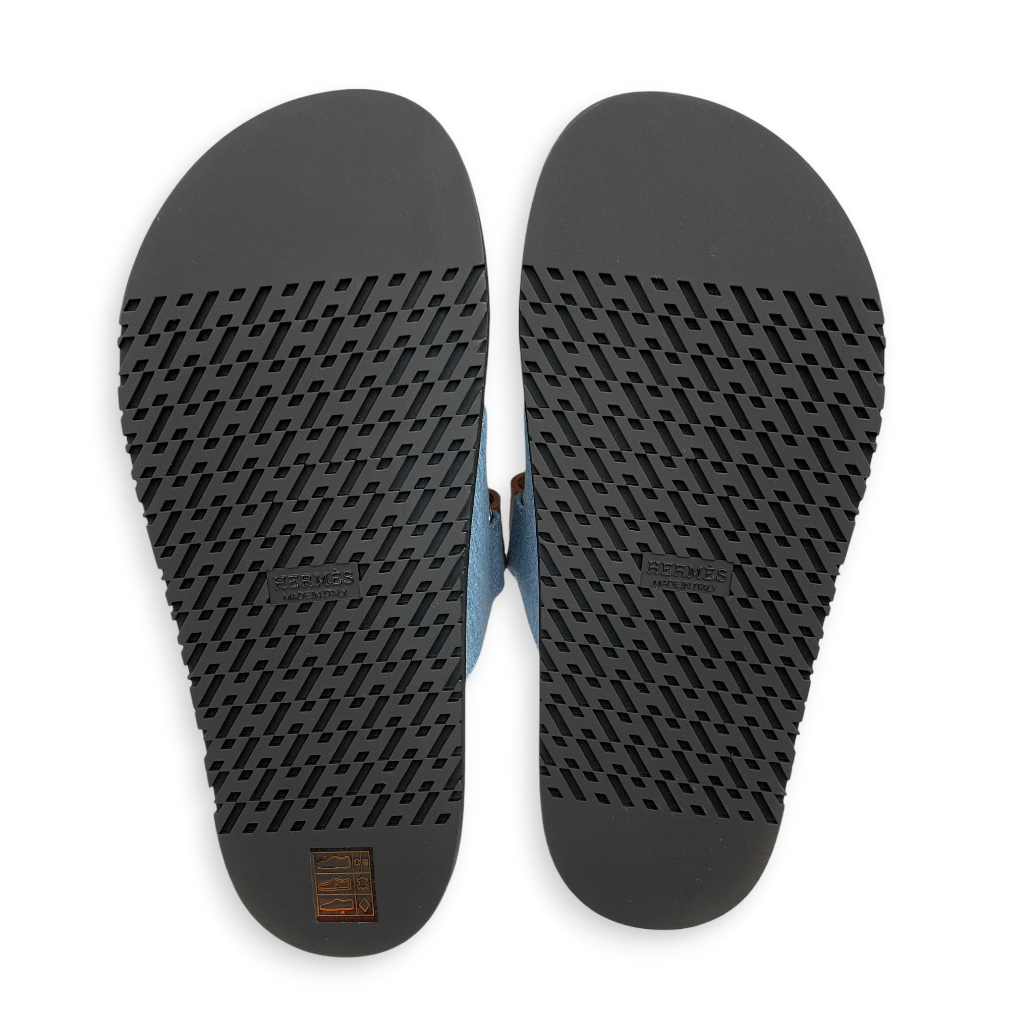 Chypre 38 Blue Clair/Naturel Sandals in Calfskin CL2605-21327 2