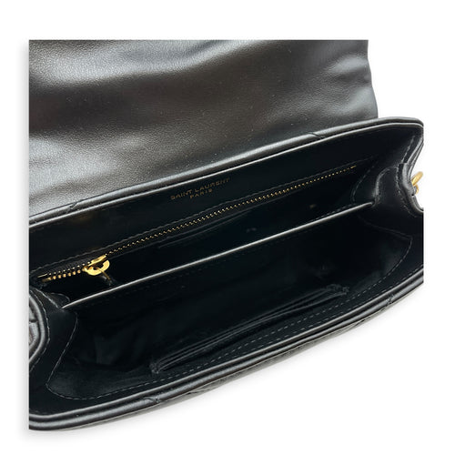 Loulou Toy Black Crossbody Bag Gold hardware