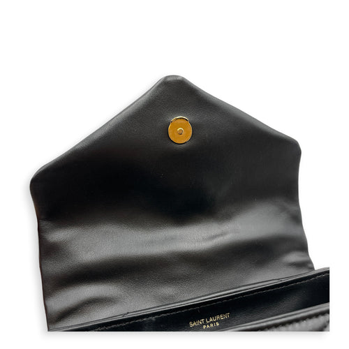 Loulou Toy Black Crossbody Bag Gold hardware