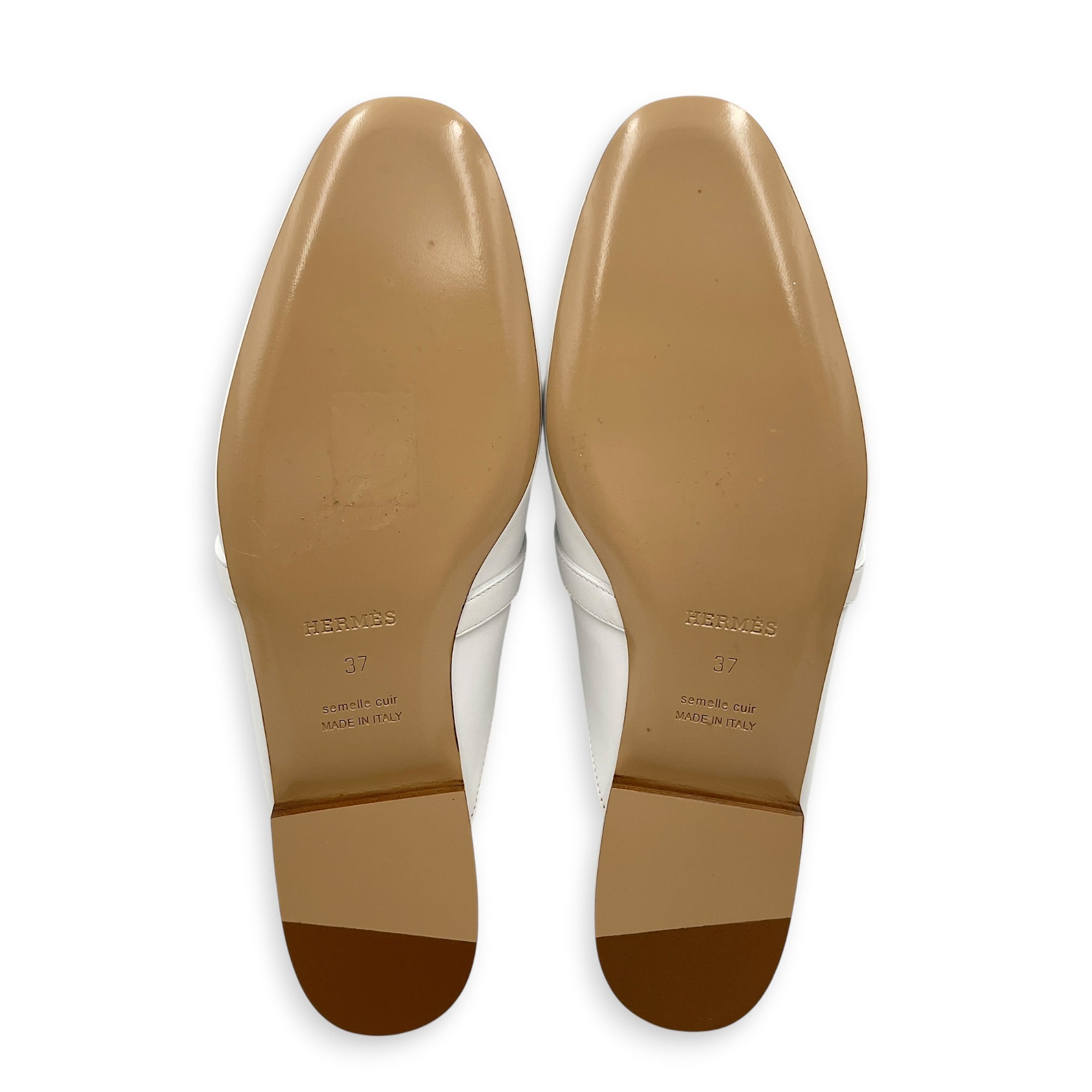 Oz 37 White Mules in Calfskin Palladium hardware CL2605-21338 3