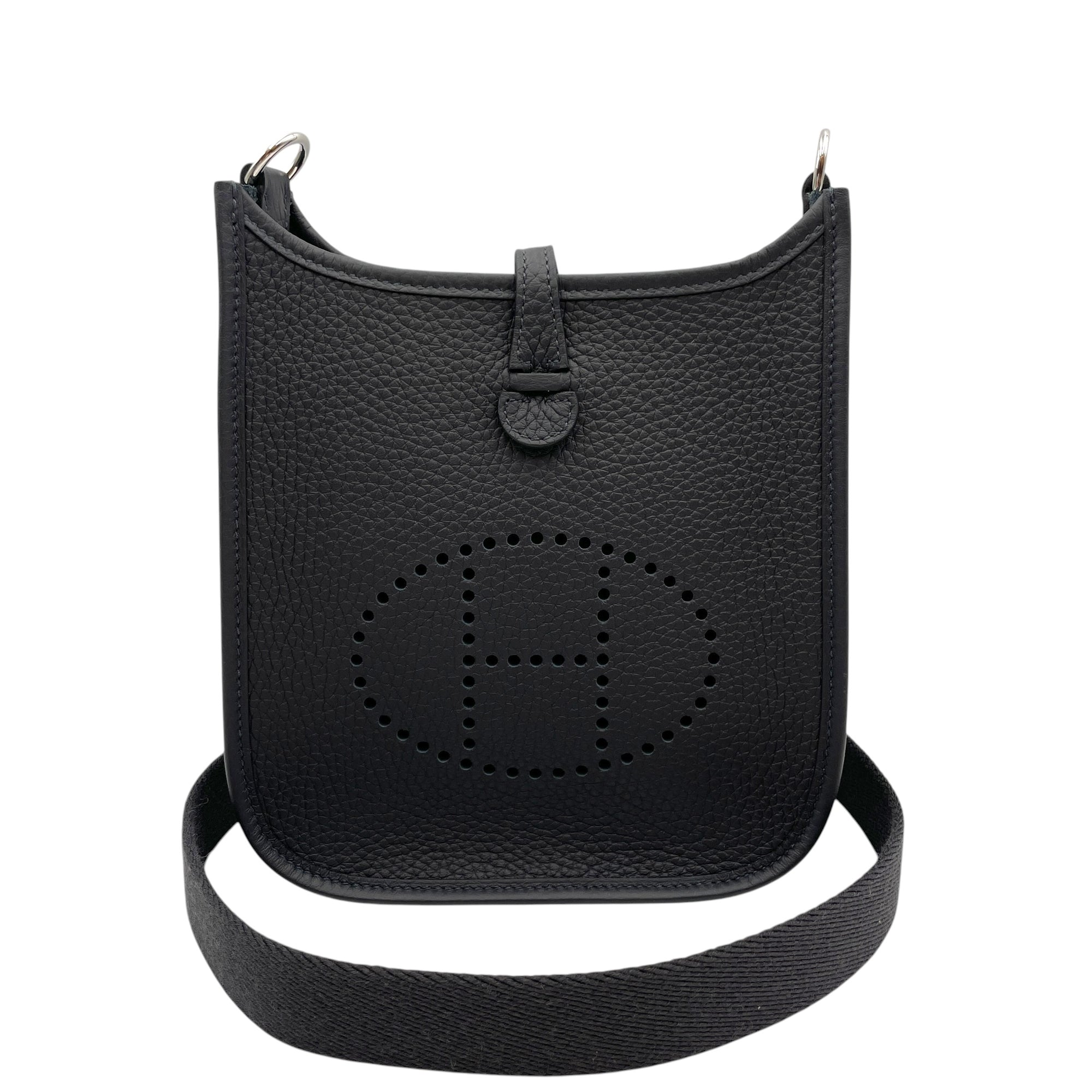 Evelyne Mini Caban  in Clemence Palladium hardware