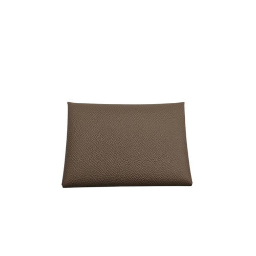 Calvi Duo Cardholder Etoupe Card Holder in Epsom
