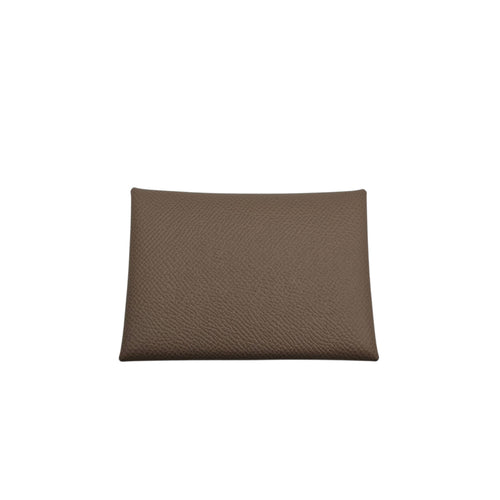 Calvi Duo Cardholder Etoupe Card Holder in Epsom
