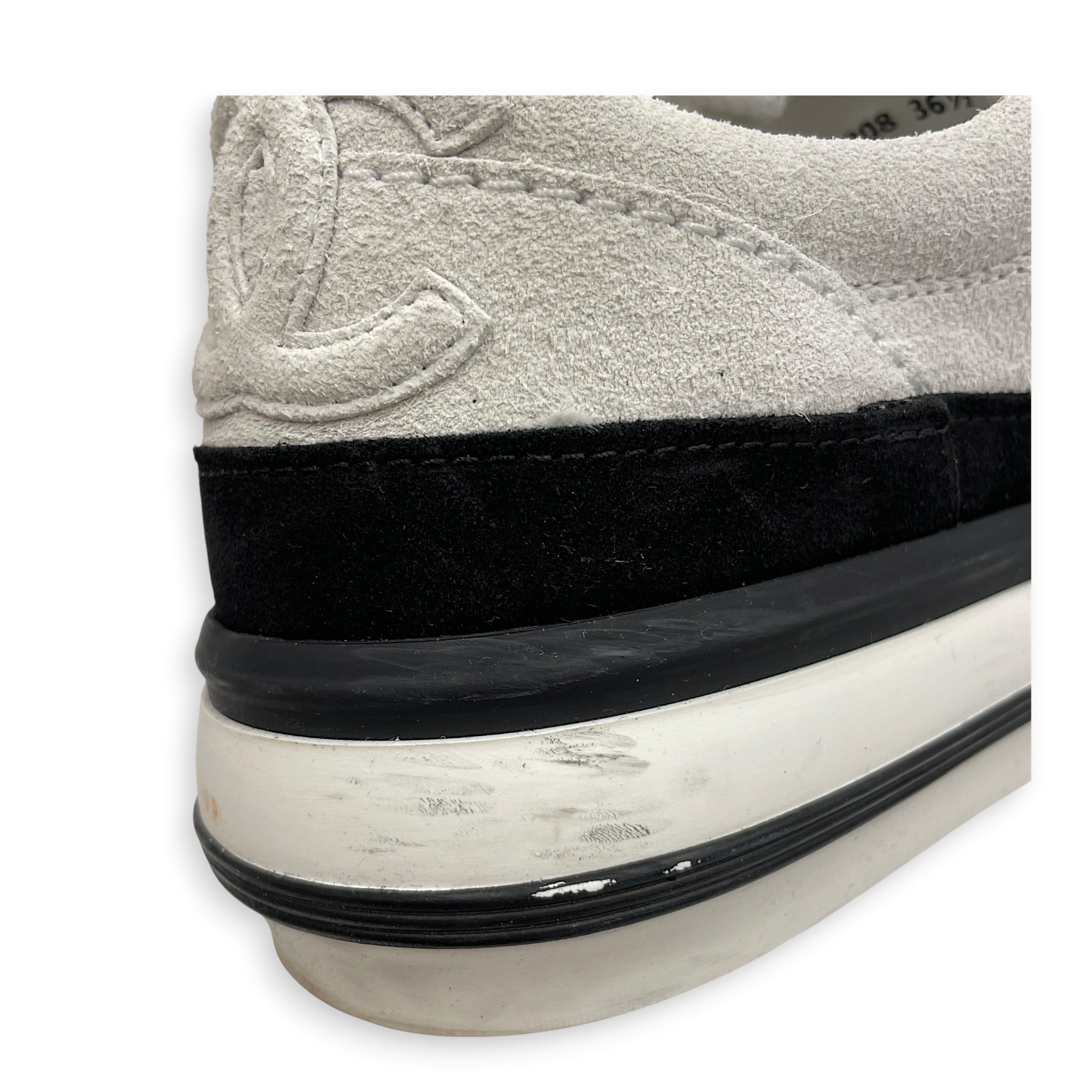 Sneakers 36.5 White in Suede Leather CL2605-21350 3