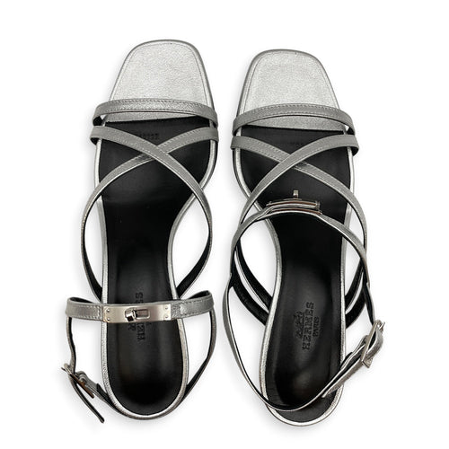 Muse 40 38 Argent Sandals in Goat Leather Palladium hardware CL2605-21357 1