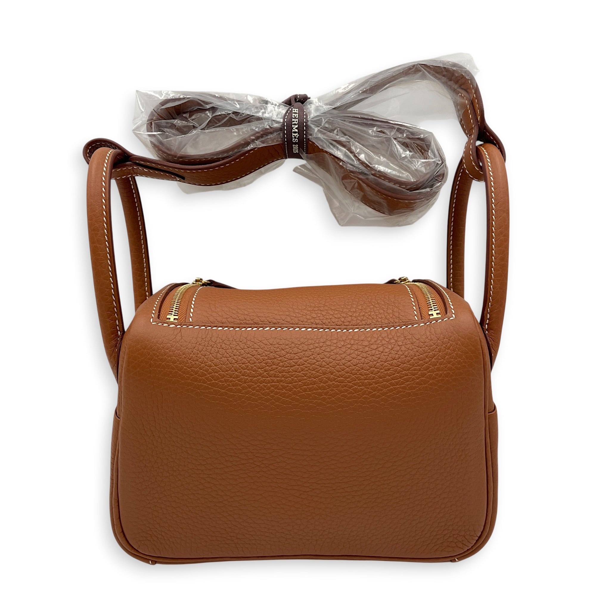 Lindy II Mini Gold in Clemence Gold hardware