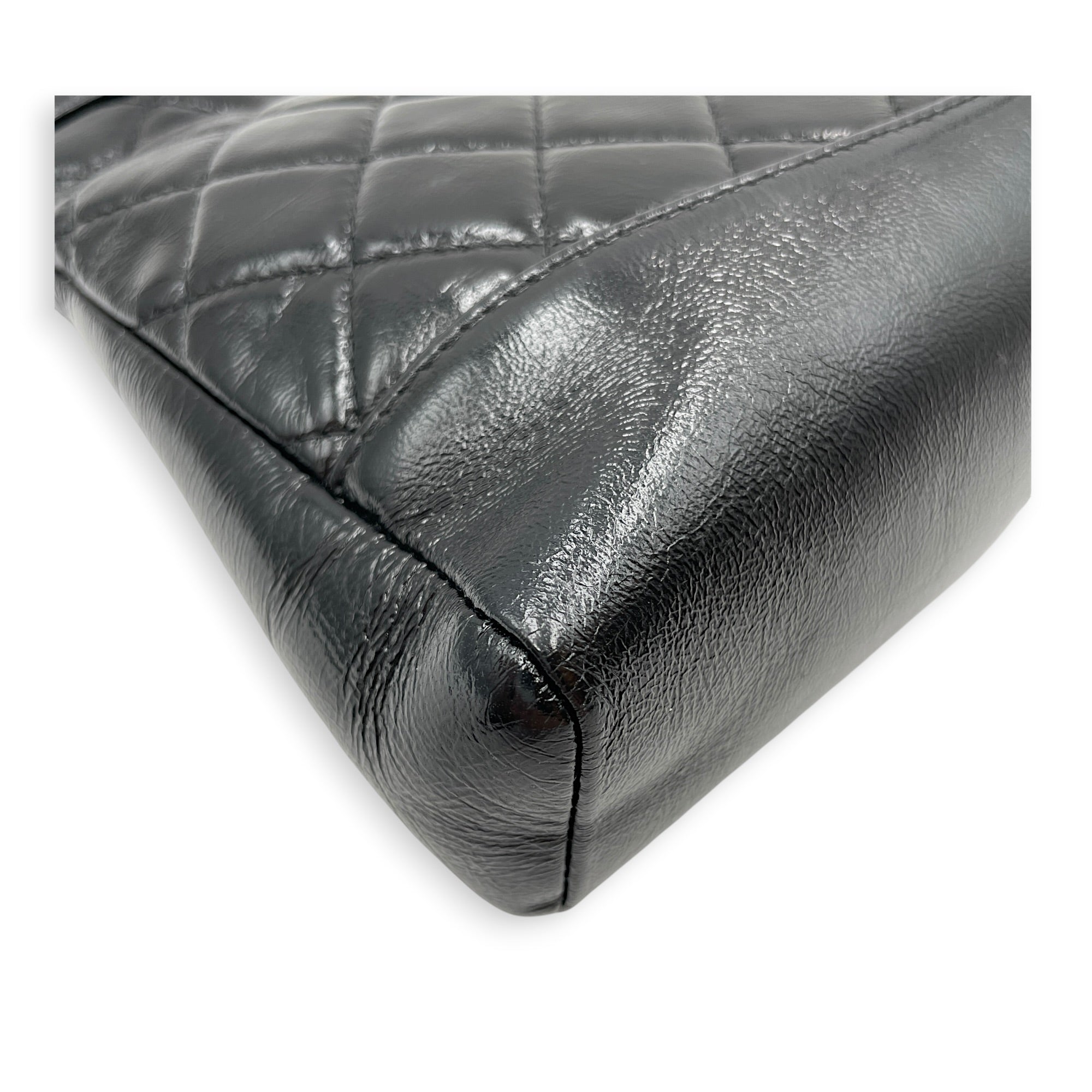 31 Shopping Bag Mini Black Top Handle Bag in Calfskin Gold hardware CL2605-21362 11