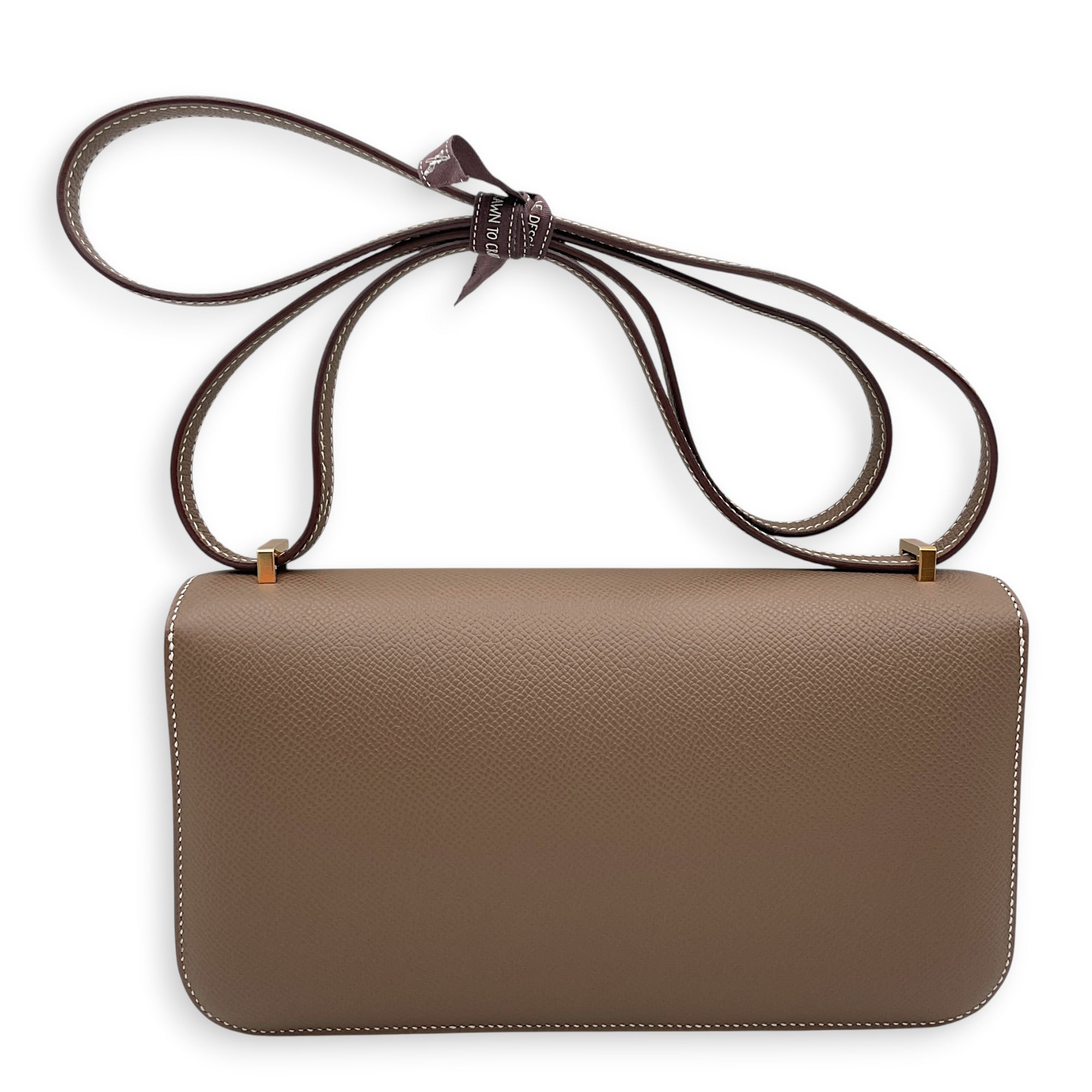 Constance Elan Etoupe in Epsom Gold hardware