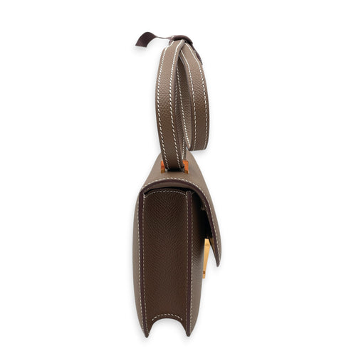Constance Elan Etoupe in Epsom Gold hardware