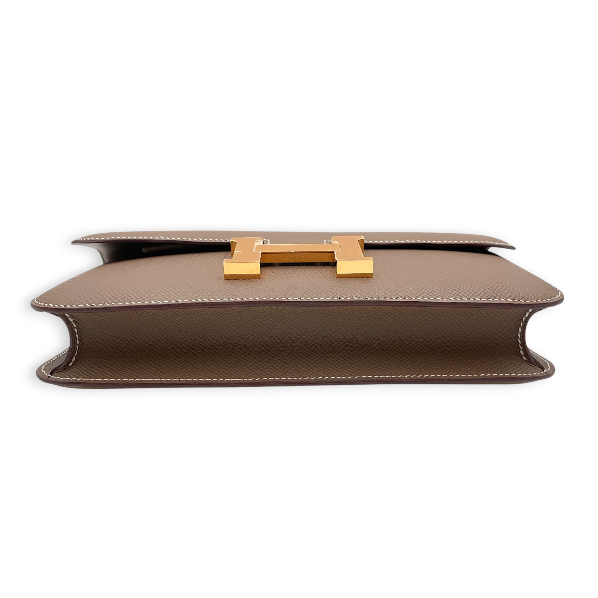 Constance Elan Etoupe in Epsom Gold hardware