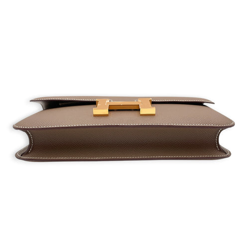 Constance Elan Etoupe in Epsom Gold hardware