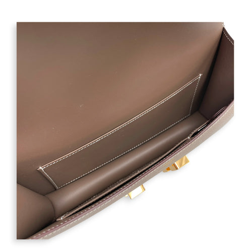 Constance Elan Etoupe in Epsom Gold hardware