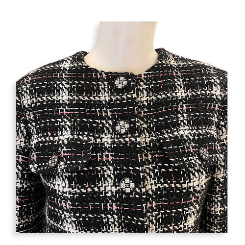 Tweed Jacket Size 34 Black Ready-To-Wear in Wool CL2605-21370 3