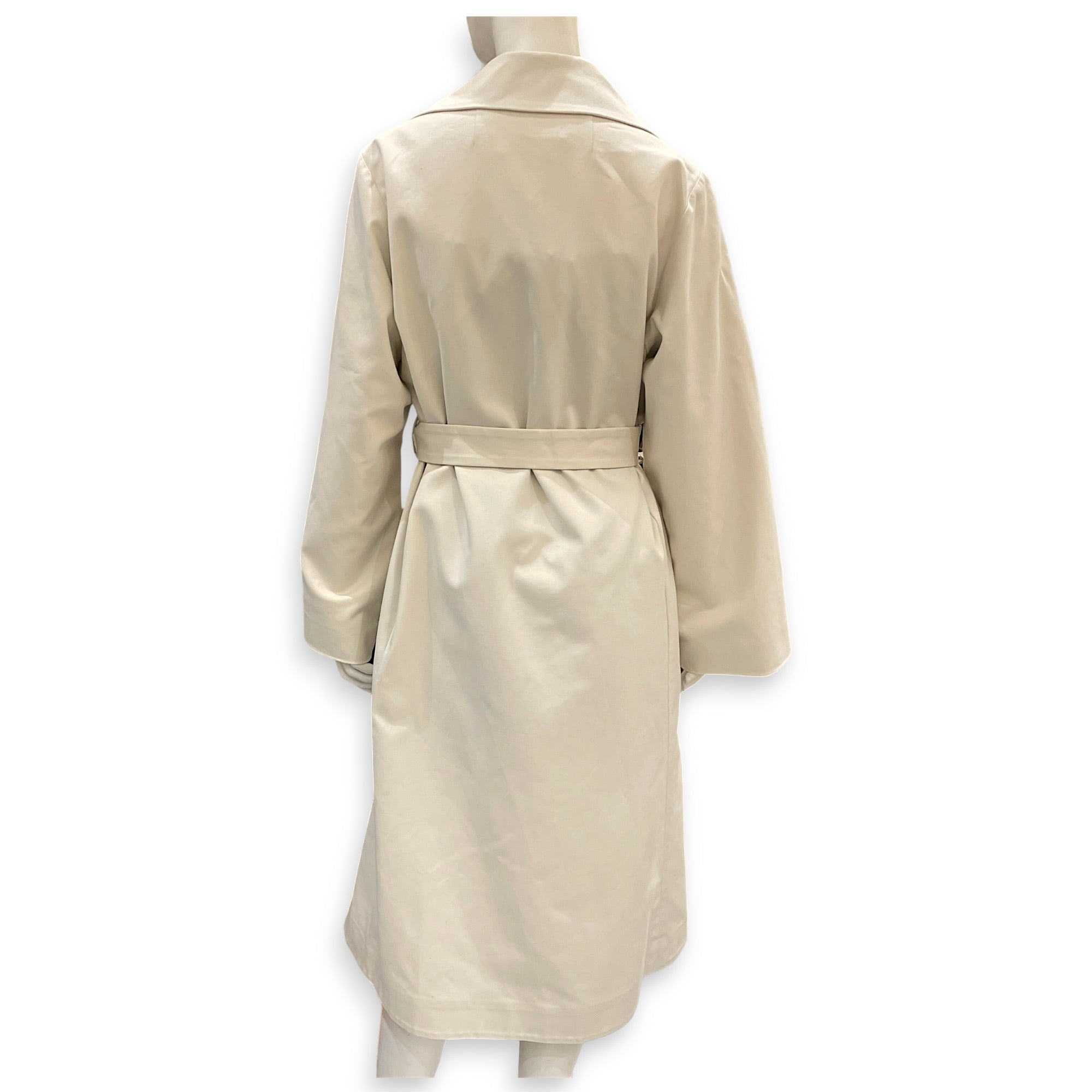 Trench Coat 36/Small Beige Ready-To-Wear in Cotton CL2605-21371 2