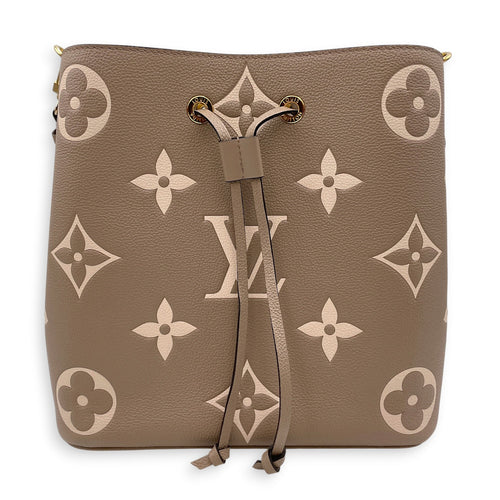 NeoNoe MM Brown Bucket Bag in Empreinte Leather CL2605-21372 1