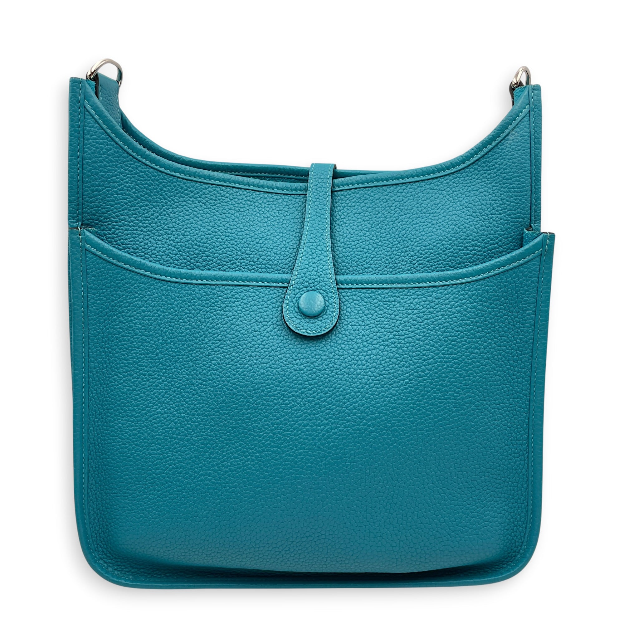 Evelyne III 29 Turquoise in Clemence Palladium hardware