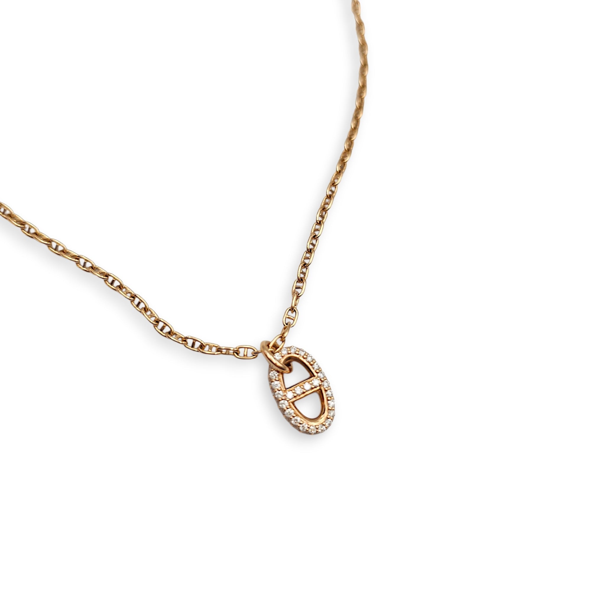 Farandole Pendant, 48 Diamonds, 0.55 Carat Small Model  Necklace in Rose Gold Hardware CL2605-21376 2