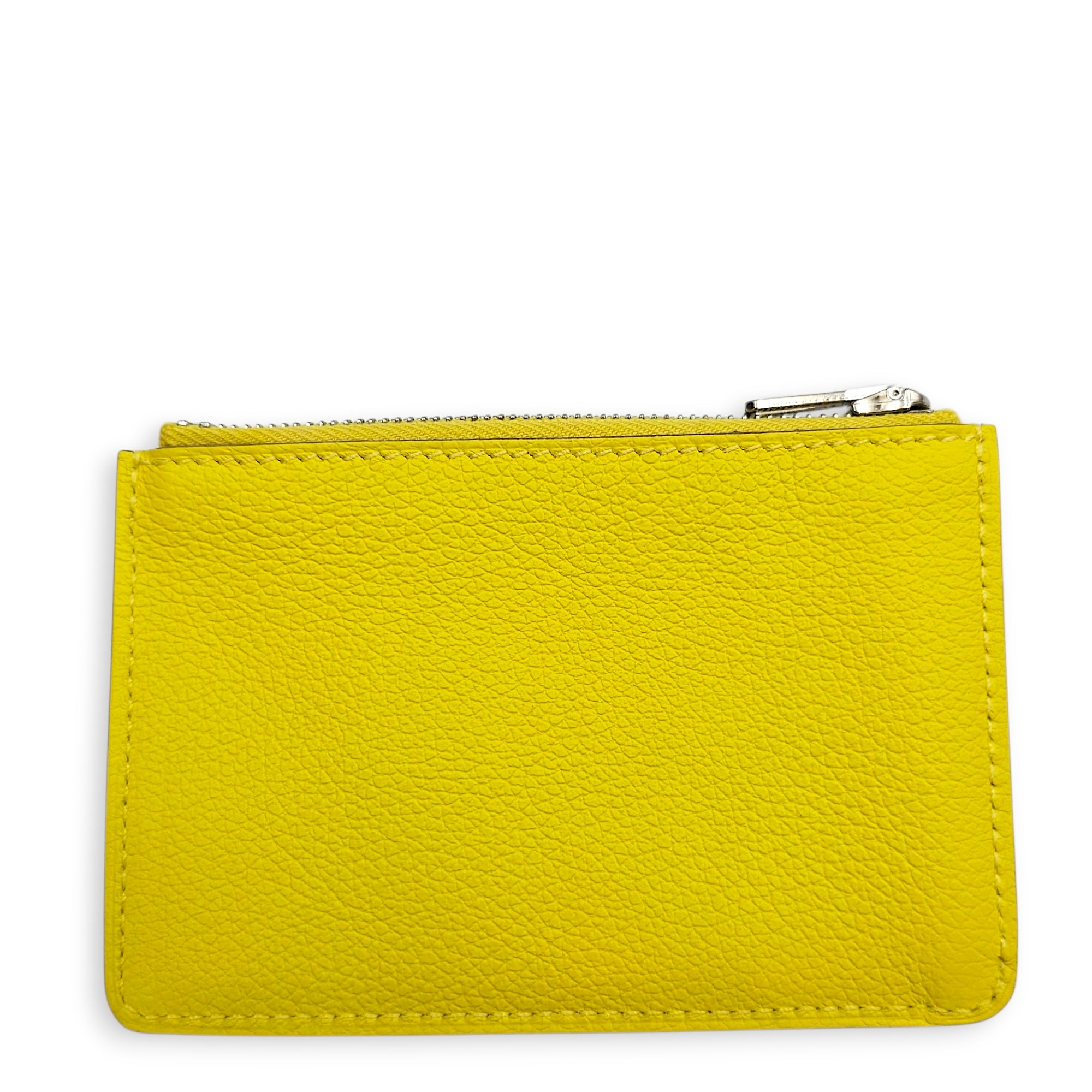 Roulis Slim Gold Wallet in Evercolor Palladium hardware