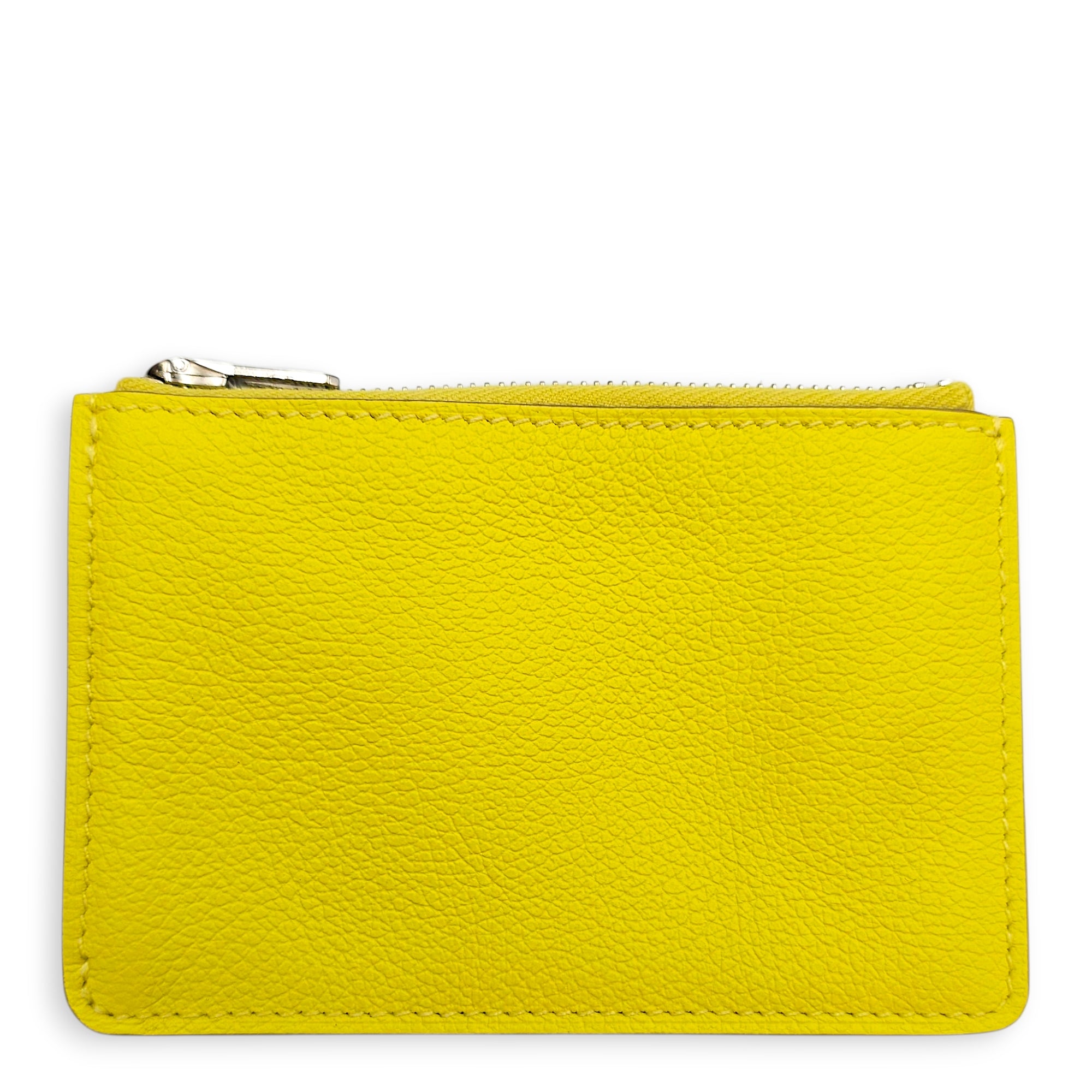 Roulis Slim Gold Wallet in Evercolor Palladium hardware