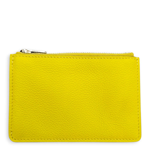 Roulis Slim Gold Wallet in Evercolor Palladium hardware