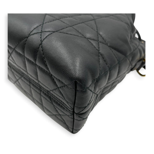 Bucket Black Crossbody Bag in Lambskin Gold hardware CL2605-21379 10