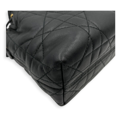 Bucket Black Crossbody Bag in Lambskin Gold hardware CL2605-21379 11