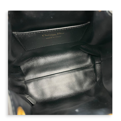 Bucket Black Crossbody Bag in Lambskin Gold hardware CL2605-21379 8