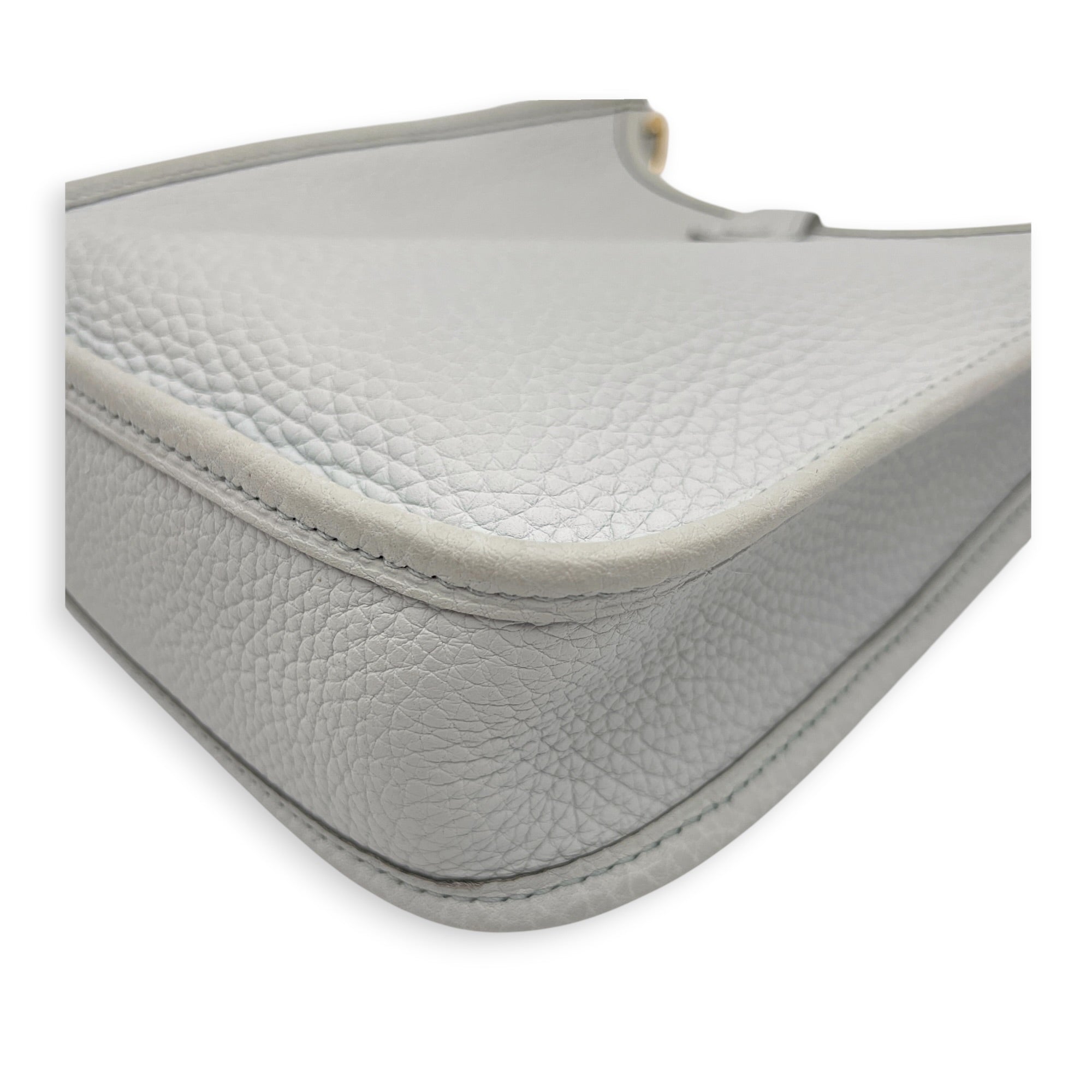 Evelyne Mini Blue Pale in Clemence Gold hardware
