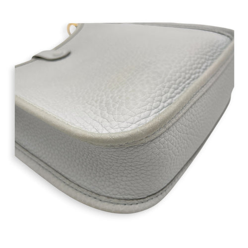Evelyne Mini Blue Pale in Clemence Gold hardware