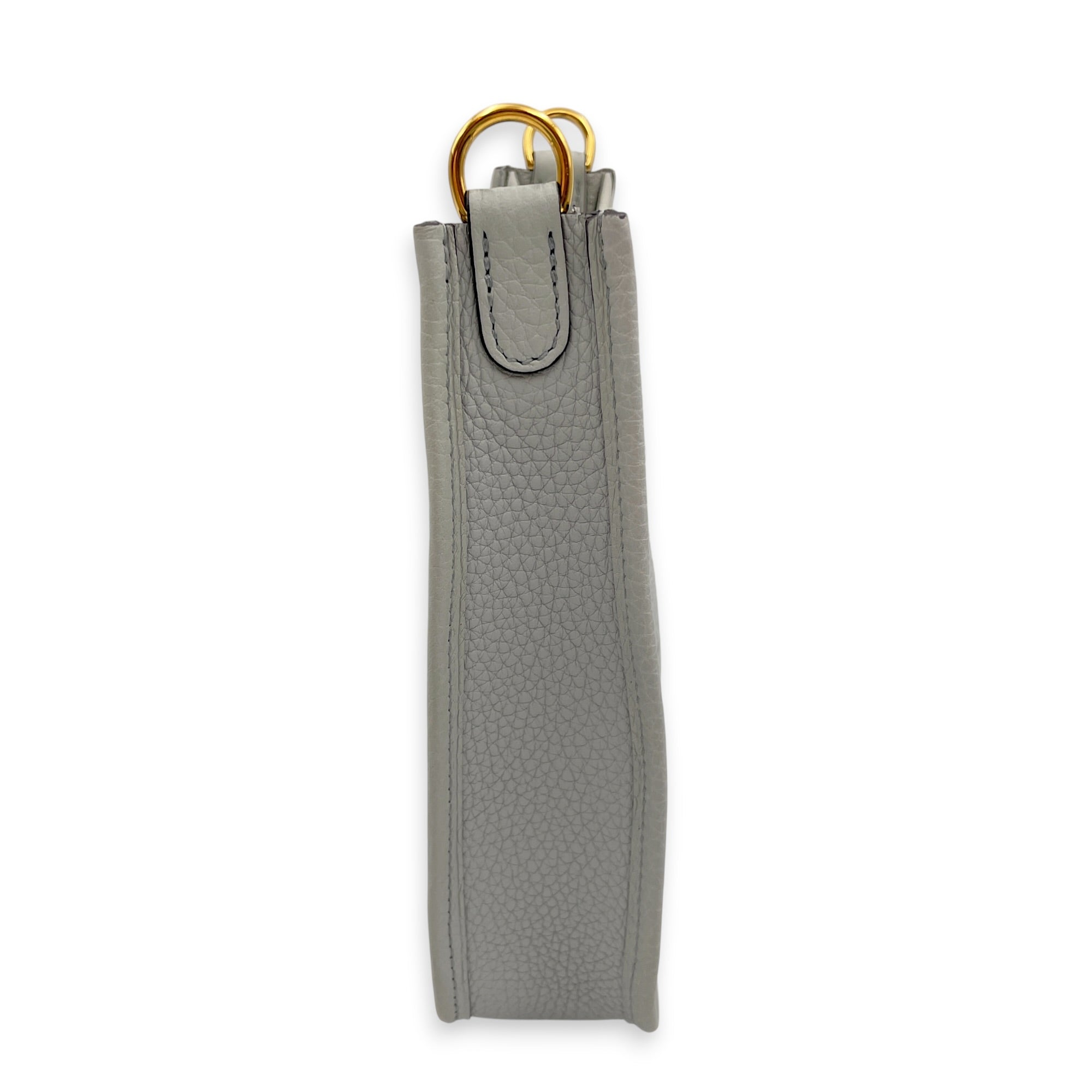 Evelyne Mini Blue Pale in Clemence Gold hardware