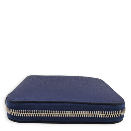 Silk'in Blue Encre Compact Wallet in Epsom Palladium hardware CL2605-21384 5
