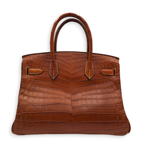 Birkin 30 Fauve  in Barenia Matte Niloticus Gold hardware CL2605-21393 2