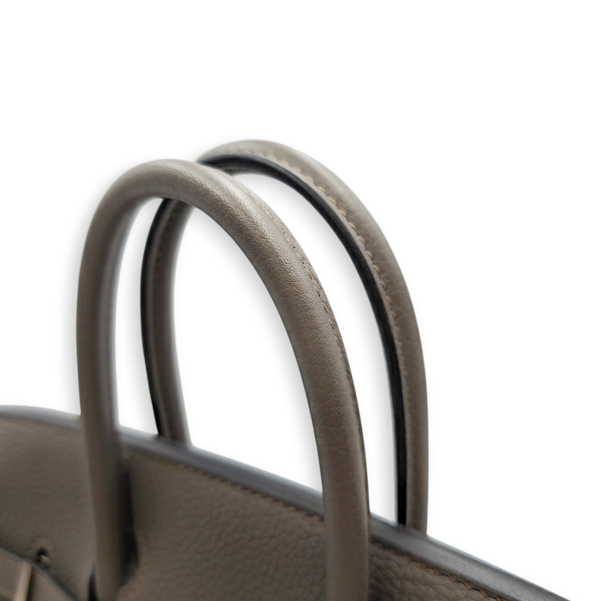 Birkin 25 Etain  in Togo Palladium hardware CL2605-21395 7