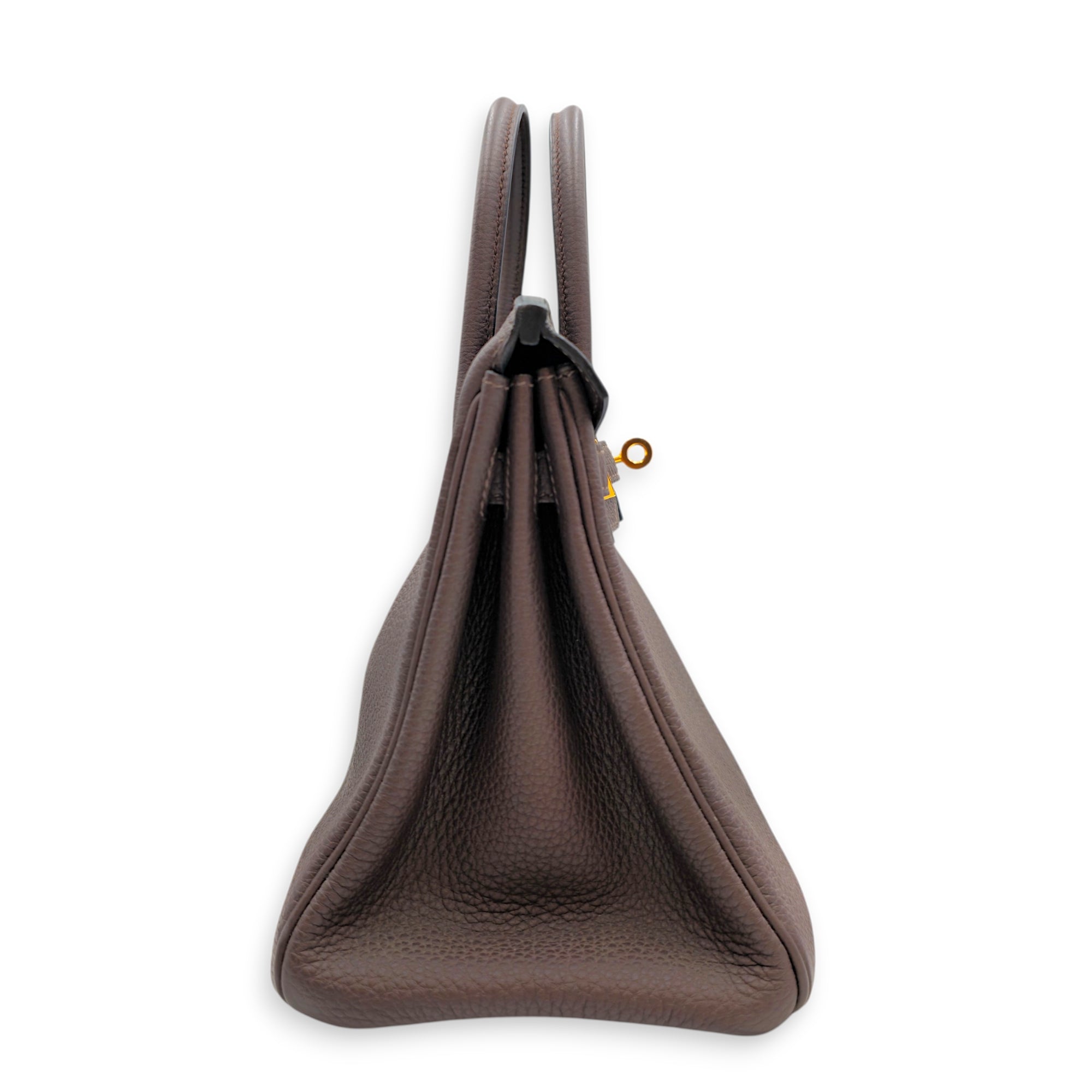 Birkin 25 Chocolate in Togo Gold hardware