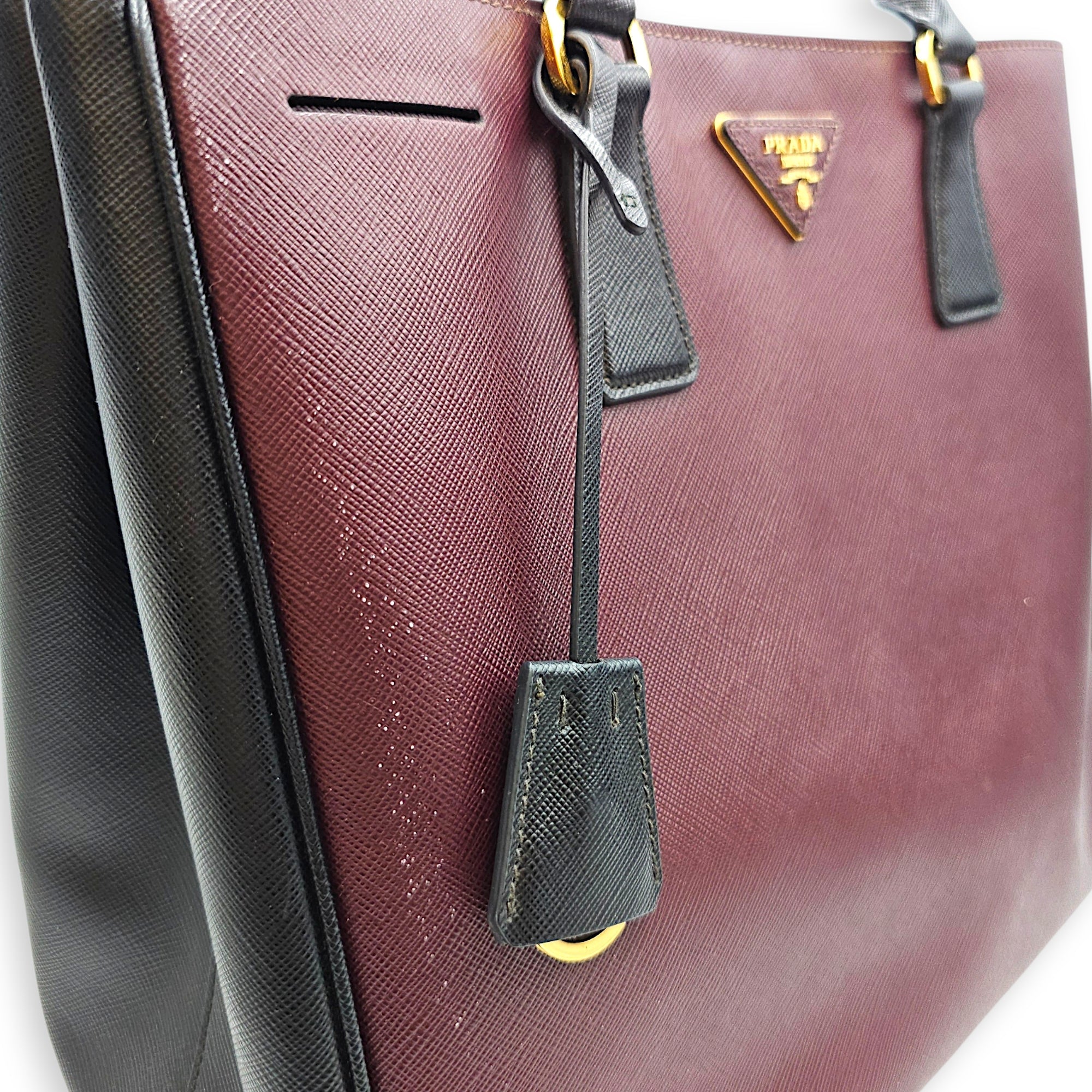Lux Tote Red Top Handle Bag Gold hardware CL2605-21399 7