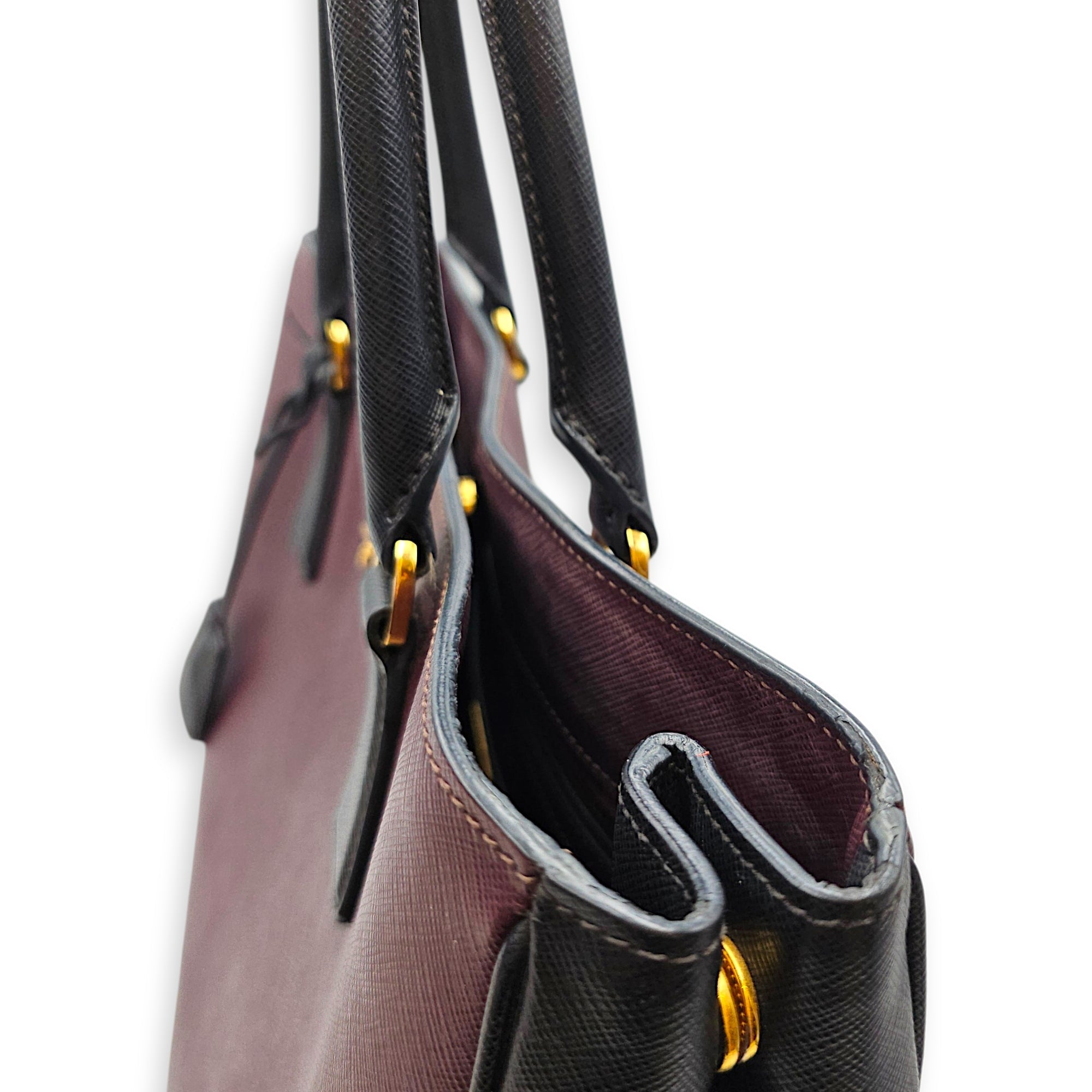 Lux Tote Red Top Handle Bag Gold hardware CL2605-21399 8