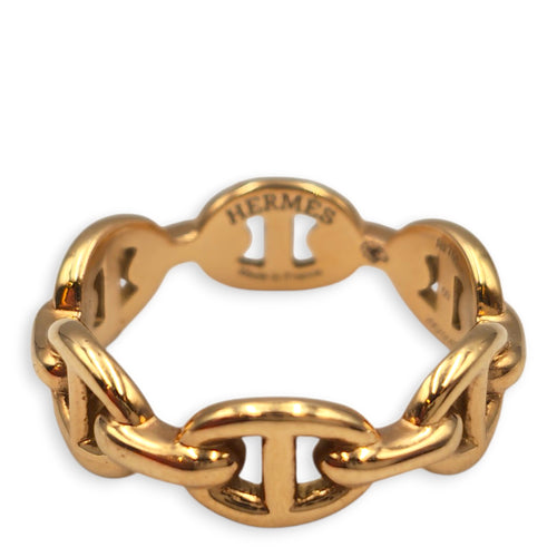 Chaine d'ancre enchainee ring, small model. Sz: 50 Ring