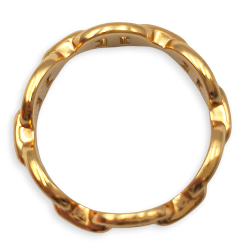 Chaine d'ancre enchainee ring, small model. Sz: 50 Ring