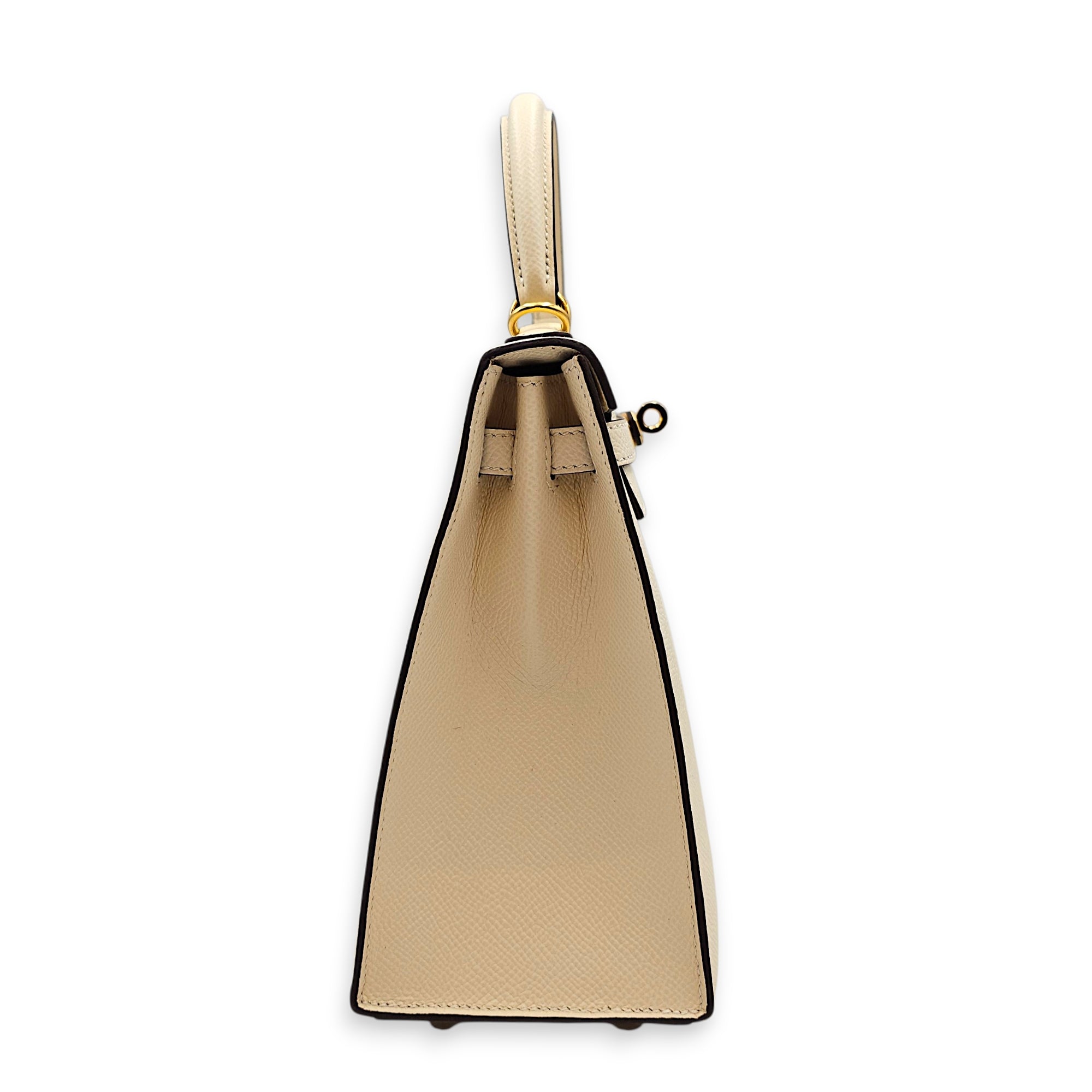 Sellier Kelly 25 Nata in Epsom Gold hardware